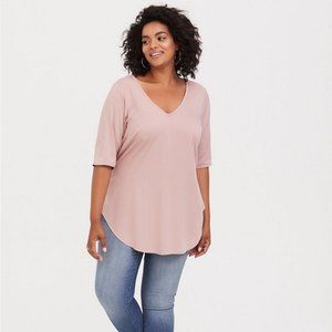 Torrid Stretch Challis Tunic Top